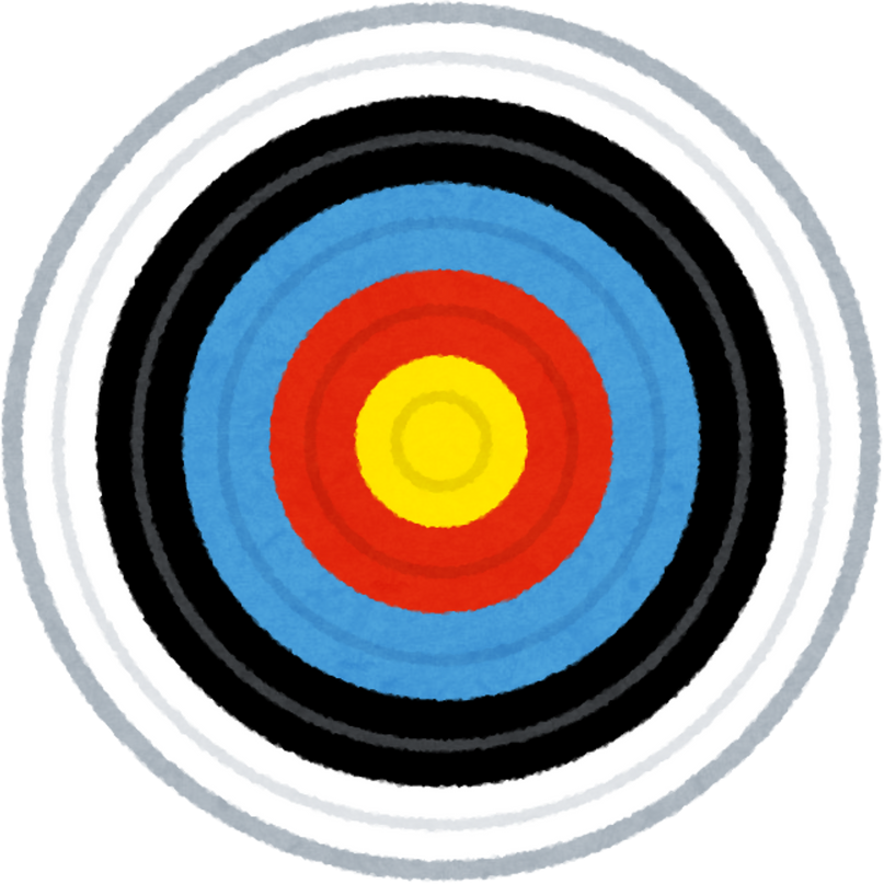 Colorful Archery Target Illustration